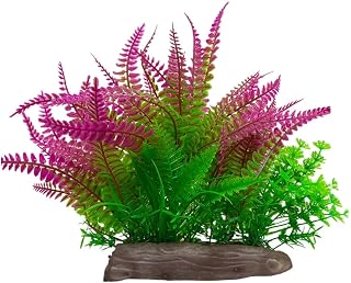 YUGSHNKFC Simulación de césped acuario, decoración de acuarios, planta verde con base para peceras que mejoran el medio ambiente, escondites para camarones