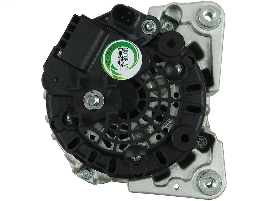 AS-PL Alternador A0583S 110A con polea de rueda libre Compatible con VW Polo V Hatchback 6R1, 6C1 Golf 6 5K1 Golf 4 Hatchback 1J1, SKODA Fabia II Combi 545, AUDI A3 Sportback 8PA