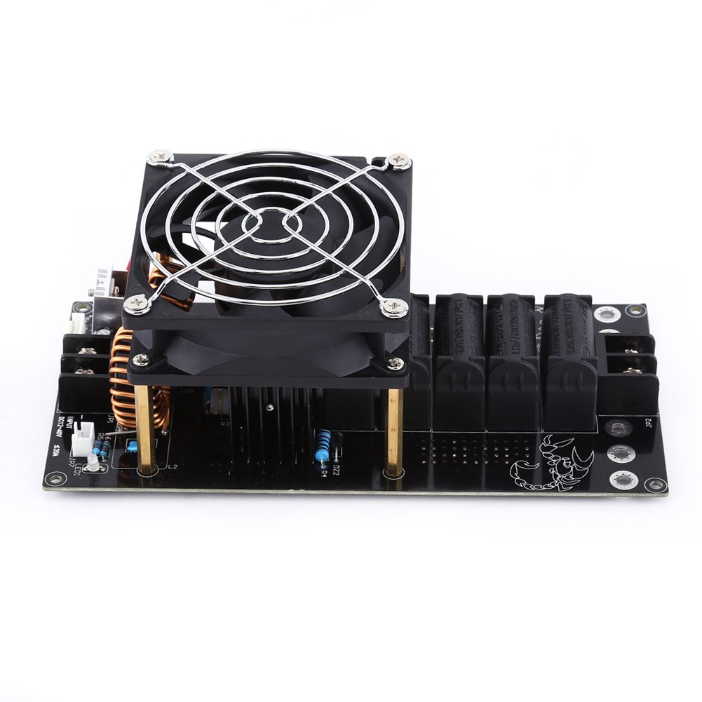 Module Chauffant à Induction DC 12V-36V 1000W Driver ZVS Bobine Flyback avec Ventilateur Tube de Cuivre