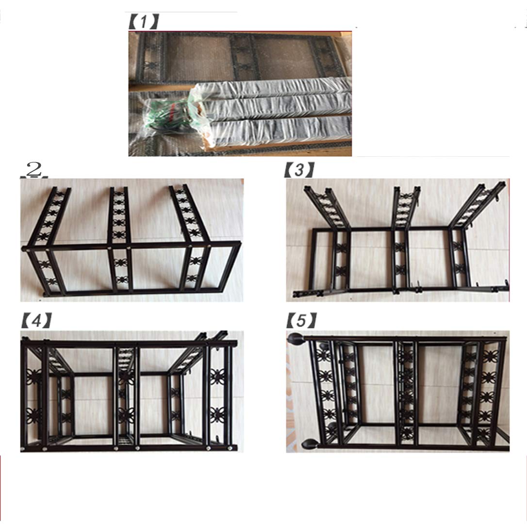 Carrello da cucina a 3 livelli con ruote Carrello di servizio di rotolamento Carrello multifunzionale per casa ristorante e hotel Carrello di servizio facile da spostare per pranzi ed eventi