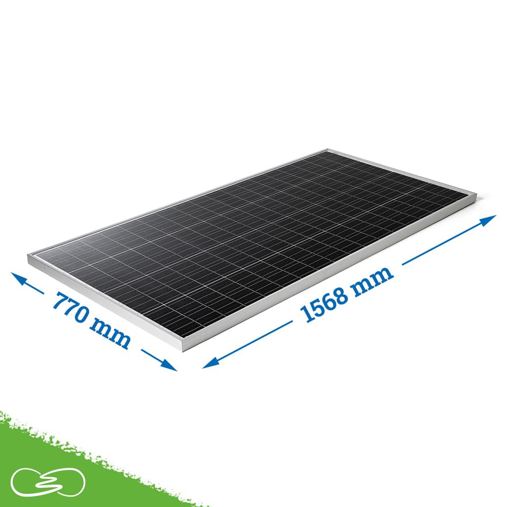 enjoy solar Mono 200 W 12 V PERC 9BB-technologie monokristallijn zonnepaneel fotovoltaïsche module ideaal voor camper, schuur, boot, hoge efficiëntie