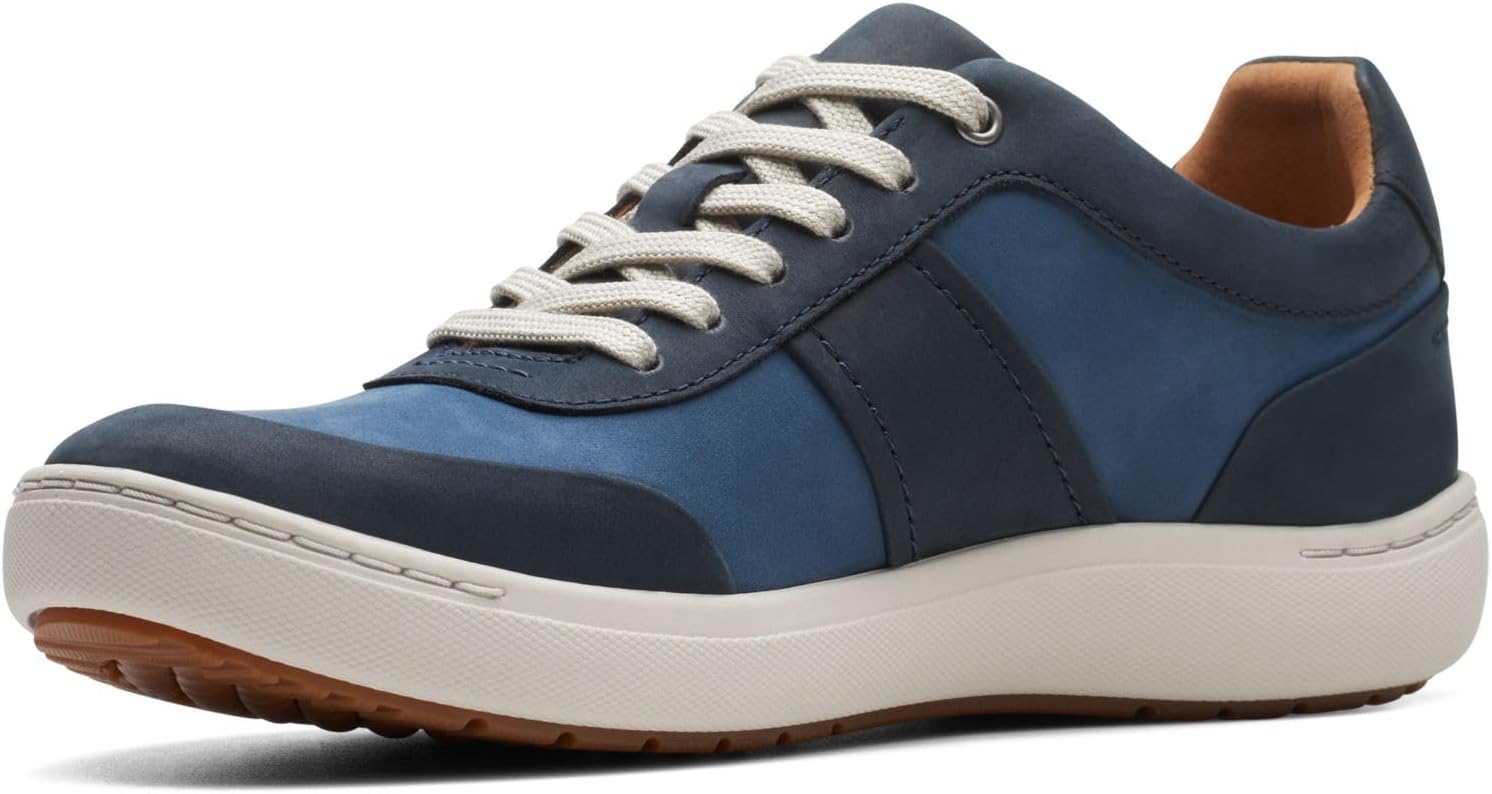 Clarks Unisex Nalle Fern Sneaker, Navy Combi, 0 US Women