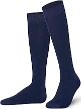 Mysocks Knee High Socks for Women and Men - Soft Combed Cotton Long Socks - Ladies Girls Knee Length Knee Socks