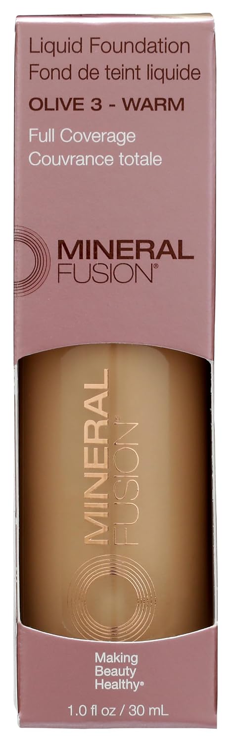 Mineral Fusion, Liquid Foundation Olive 3, 1 Fl Oz
