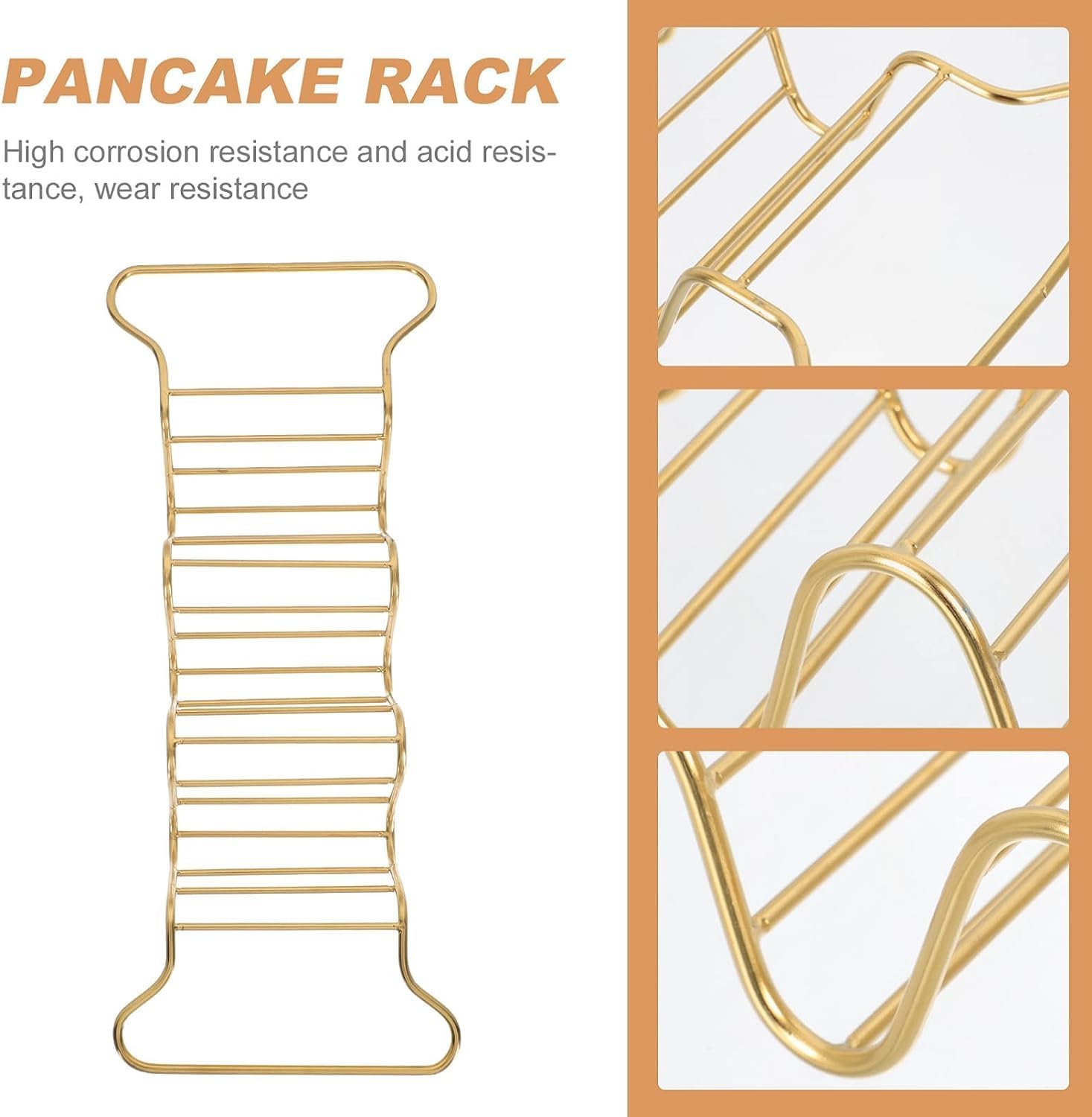 Taco Holder, Wavy Stands,Toast Shelf,tortilla 2 pcs Pancake Shell Serving Bakeware Holders Wave Storage Plate Display Home Shape Stainless Kitchen Tools Food Plates Burritos for Duty on Up Tray Hotel