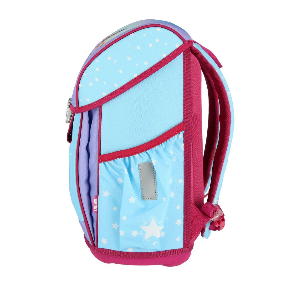 itenga Grundschul Ranzen Set COOL - Schulranzen Set 4 teilig für Jungen und Mädchen mit Mäppchen Faulenzer Turnbeutel (Fee)