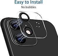 Vista 173 de 3 Pack Tempered Glass Camera Lens Protector for iPhone 12 6.1", Ultra HD, 9H Hardness, Anti-Scratch, Case Friendly, Easy to Install
