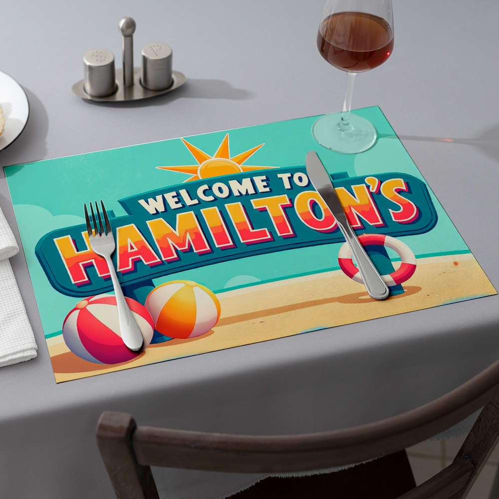 Set de table cuisine lot de 6 Hamilton's Beach pour éviter les taches sur la table