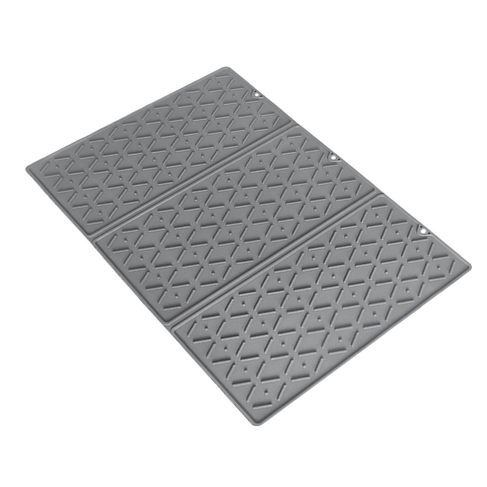 Mata do suszenia naczyń, Mata silikonowa do suszenia naczyń czarno-szara 61x40 cm(Grey)