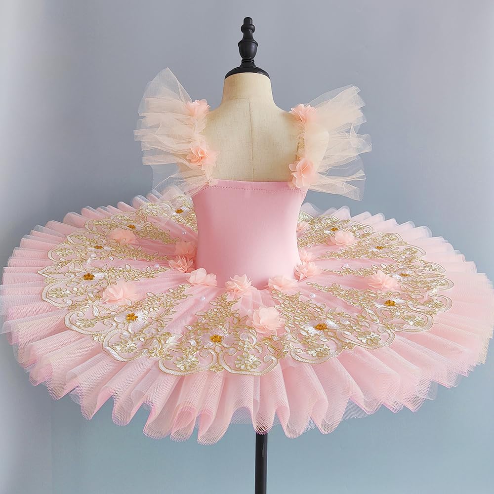 Mädchen Ballett Tutu Kleid, Kinder Prinzessin Party Tanzrock Mit Gestapeltem Tüll Professionelle Kostüme Für Frauen Kinder Und Mädchen Für Geburtstag Und Aufführung
