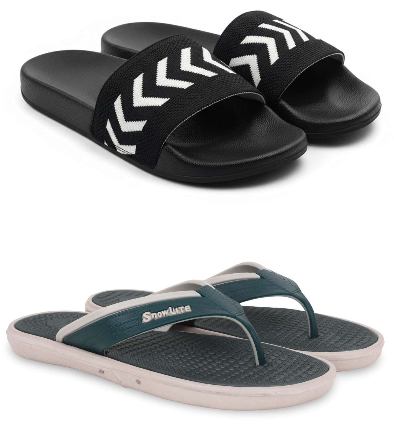 pampy angel Slipper/Flip Flops/Slides/Clogs/Sandals for Men, Comfortable & Light Weight| Stylish & Anti-Skid | Casual Waterproof & Everyday Flip Flops for Men & Boys Combo Pack of 2-picture-38