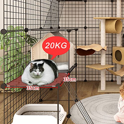 Parc à chat cage pour furet détachable noire et modulable - 3