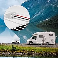 Vista 6 de Glándula de entrada de cable solar, cubierta de conector de cable doble solar impermeable, soporte de plástico solar fotovoltaico curvado ABS