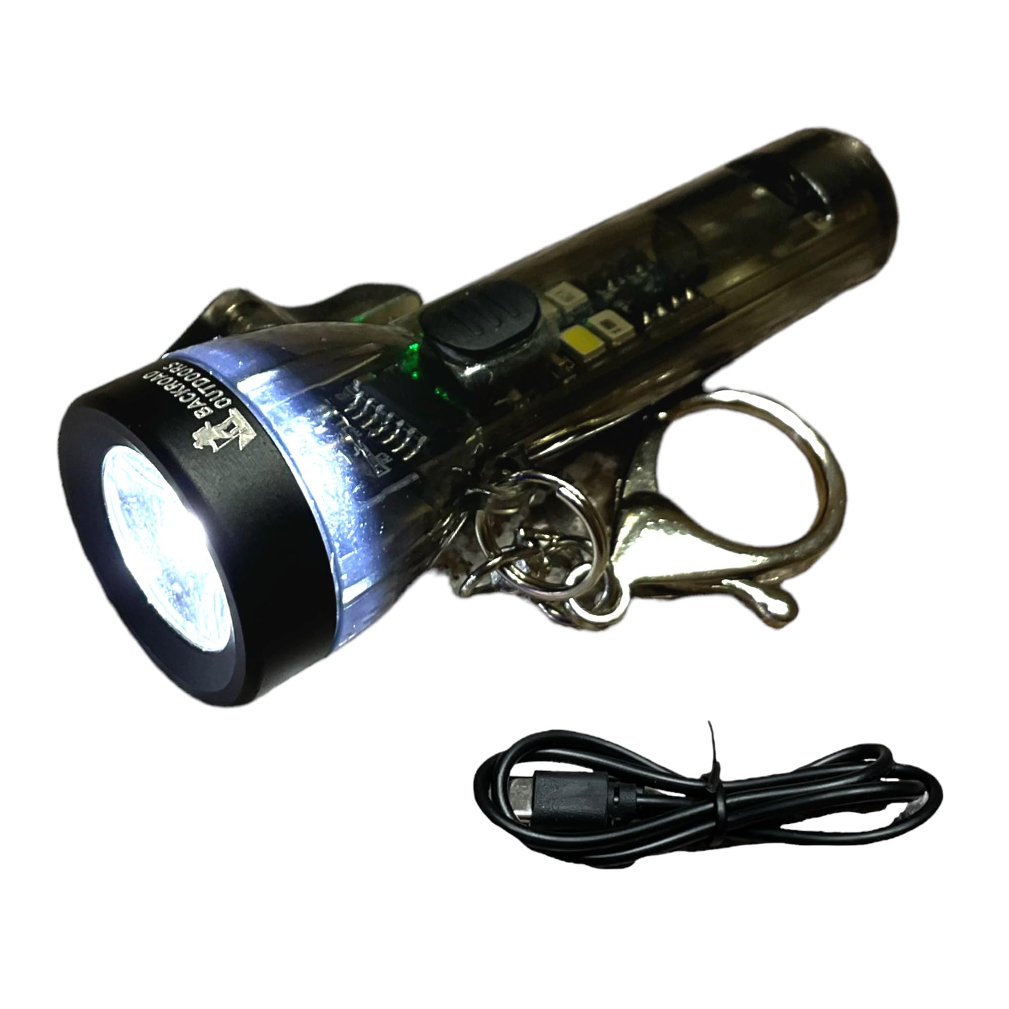 Lampe torche LED multifonction portable 200 lumens rechargeable