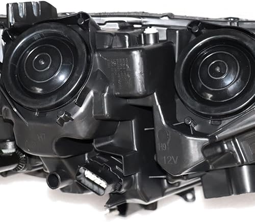 Miniatura 8 de TBVECHI Para 2017 2018 2019 2020Ford Fusion Faro Ensamblaje de faros delanteros, faros delanteros derechos halógenos con LED DRL, carcasa cromada,