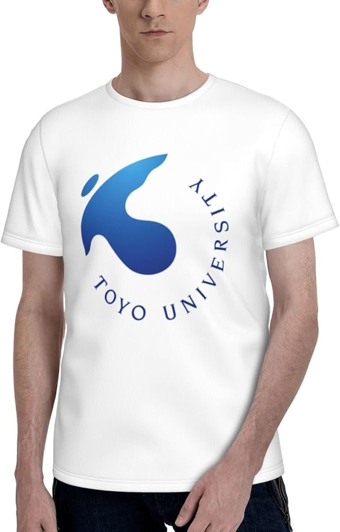 Amazon Co Jp 夏用 メンズtシャツ 東洋大学 白山キャンパス Toyo University Hakusan Campus メンズ レディース 服 Tシャツ 半袖 丸襟 涼しい トップス 面白い ストリート風 通気 軽い ゆったり 快適 夏服 男女兼用 ファッション