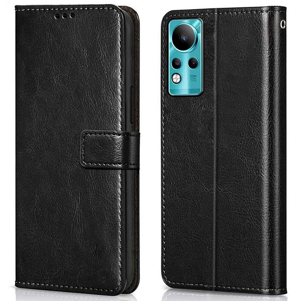 WOW IMAGINE Shock Proof Flip Cover Back Case Cover for Infinix Note 11 (Flexible | Leather Finish | Card Pockets Wallet & Stand | Black) (B0BCGRH4NK) Amazon Price History, Amazon Price Tracker