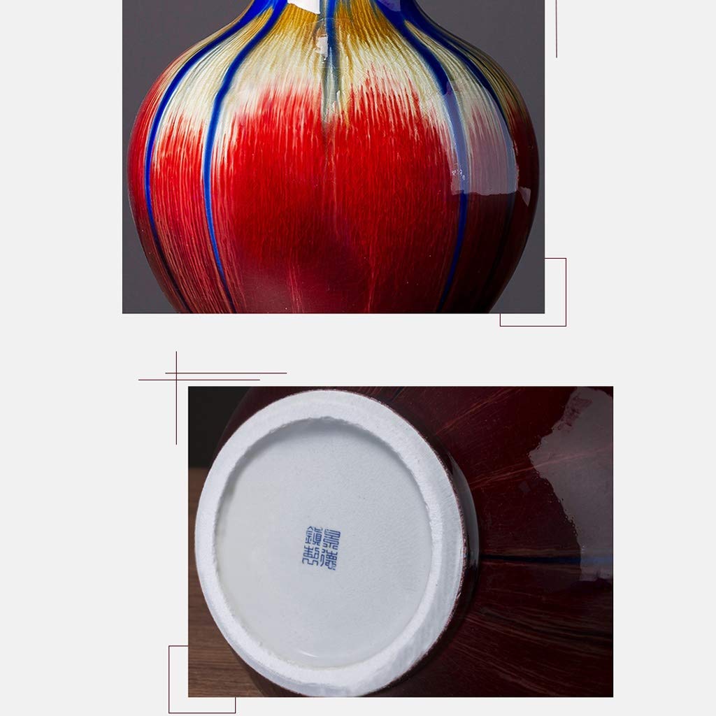 赤釉 花瓶 作家 Amazon.co.jp: 中国風 ヴィンテージ 赤釉 セラミック