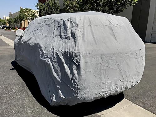 Miniatura 6 de CarsCover Funda de automóvil para Toyota Highlander SUV 2008-2019 de ajuste personalizado, resistente a la intemperie, ultrashield