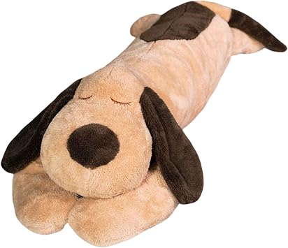 45 Inches Brown Long Dog Plush, Soft Body Pillow Stuffed Toy for Children | Premium plush material, skin-friendly, easy to clean, ideal for cuddling, home decor, birthday and festival gifts for kids