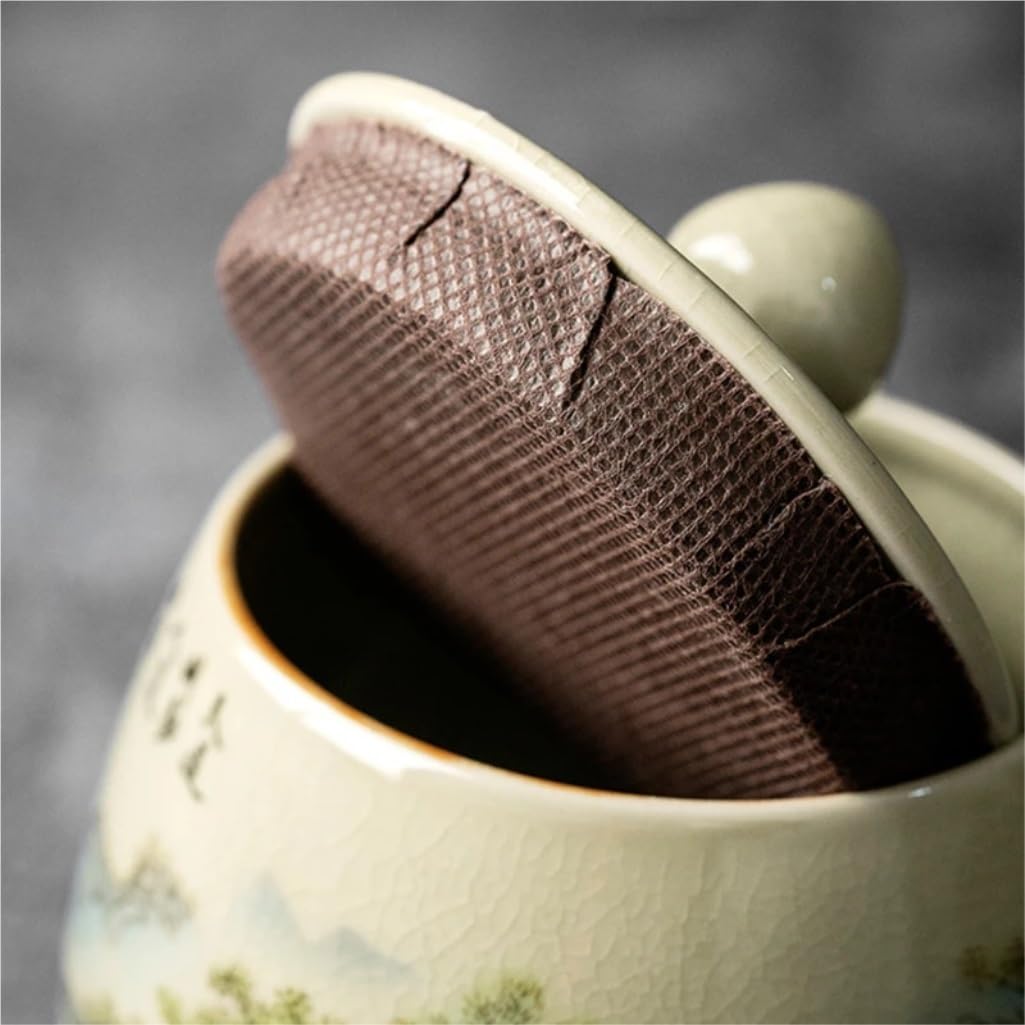 XYNSNDB Zuckerdose, Keramik-Tee-Vorratsdose, kleine Teedose für losen Tee, Tee-Set, geeignet für Kaffeepulver, Tee, Zucker, Salz usw. Teedose