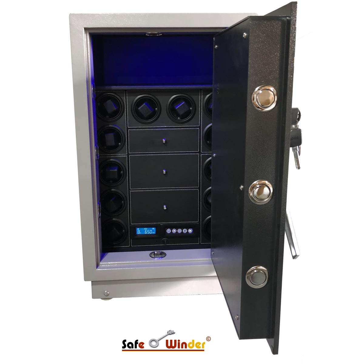 Cassaforte con carica orologi = SAFEWINDER 12B