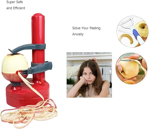 Miniatura 2 de Pelador eléctrico de patatas para cocina, peladores de verduras para calabacín, zanahoria, pelador automático de papas, pelador eléctrico de frutas