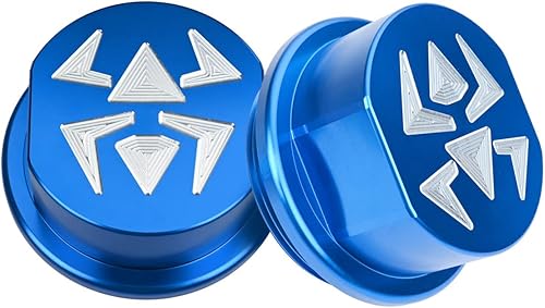 Miniatura 9 de Canitu Tapón de repuesto para buje de remolque azul, 2 unidades, con juntas tóricas de 2 516 pulgadas, diámetro de rosca exterior para eje Dexter,