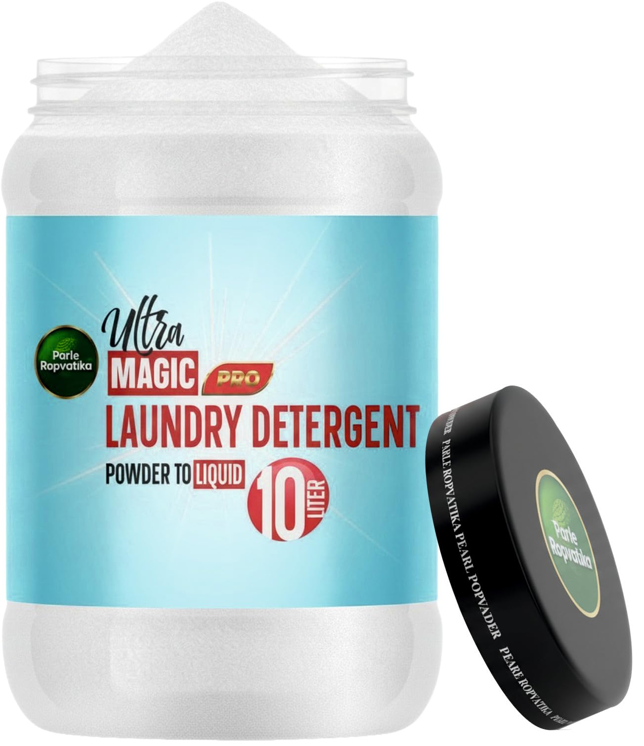 100gm Makes Up to 10 Liters Thick Laundry Liquid Soap Gel | Ultra Magic Powder to Liquid Laundry Detergent | Just Add Water | Instant Mix Refill | Concentrate Compound-image-41