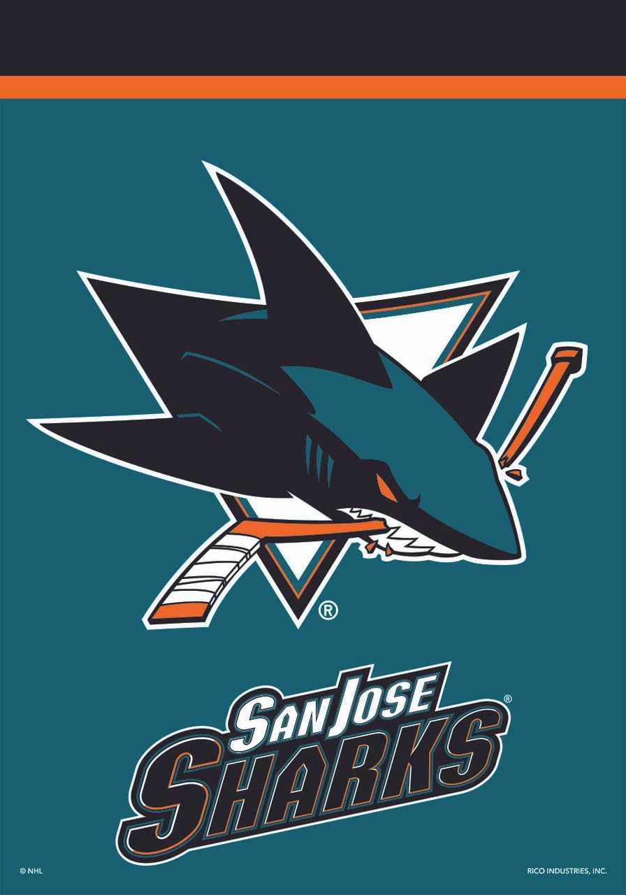 Sparo San Jose Sharks NHL Licensed House Flag