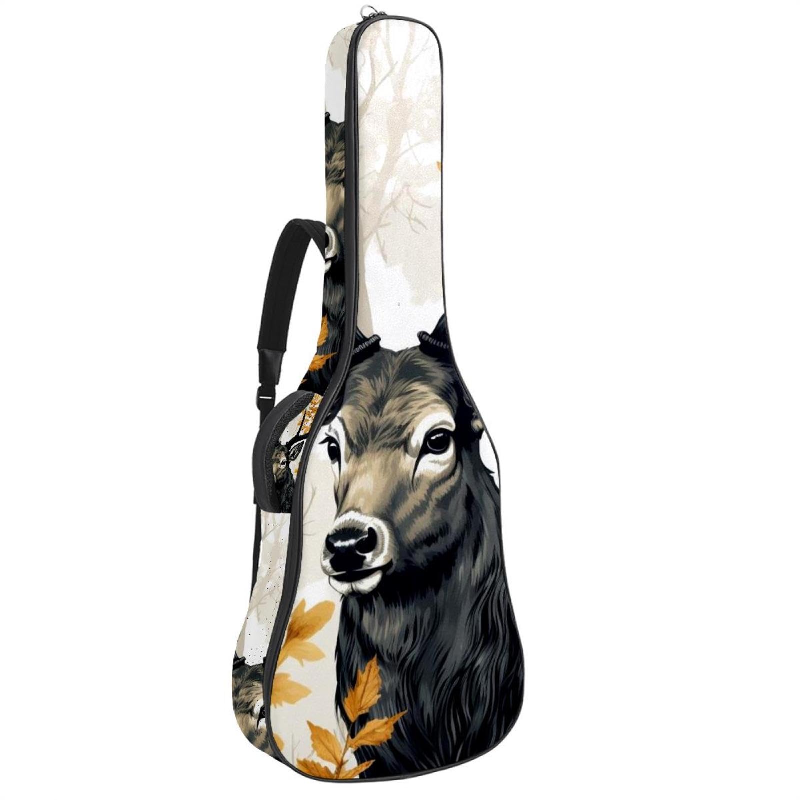 Sac pour guitare multicolore imperméable 109 cm avec éponge interne - 8