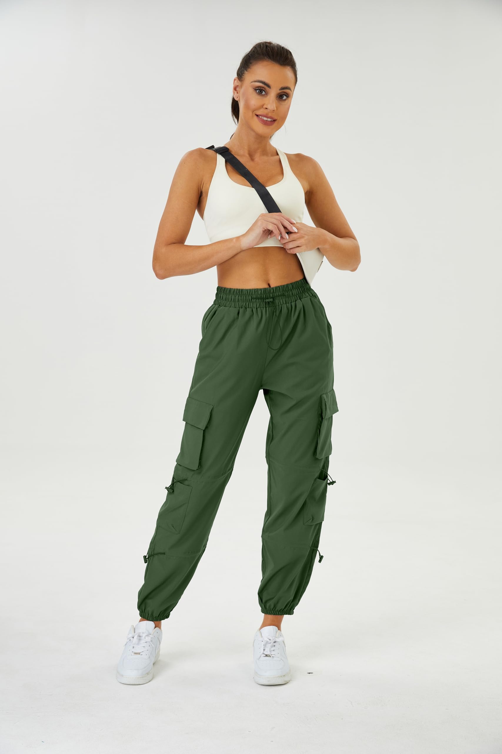 Friptspyg de Trabajo Pantalones Mujeres Impermeables y Ajustables Pantalones de Jogging al Aire Libre