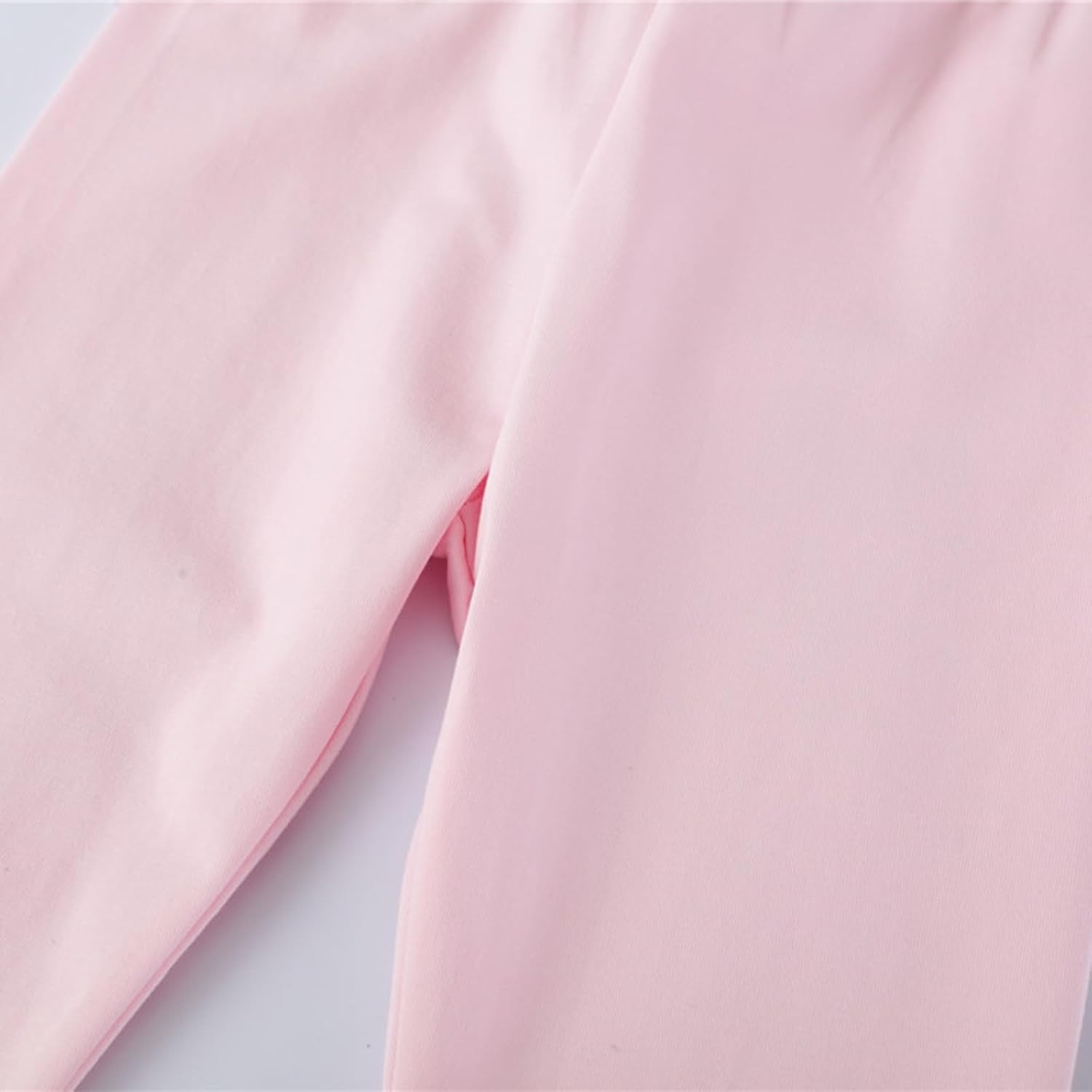 Girls Leggings 3-Pack Set Cotton Casual Solid Stripe Stretch Tights Pants - Image 7