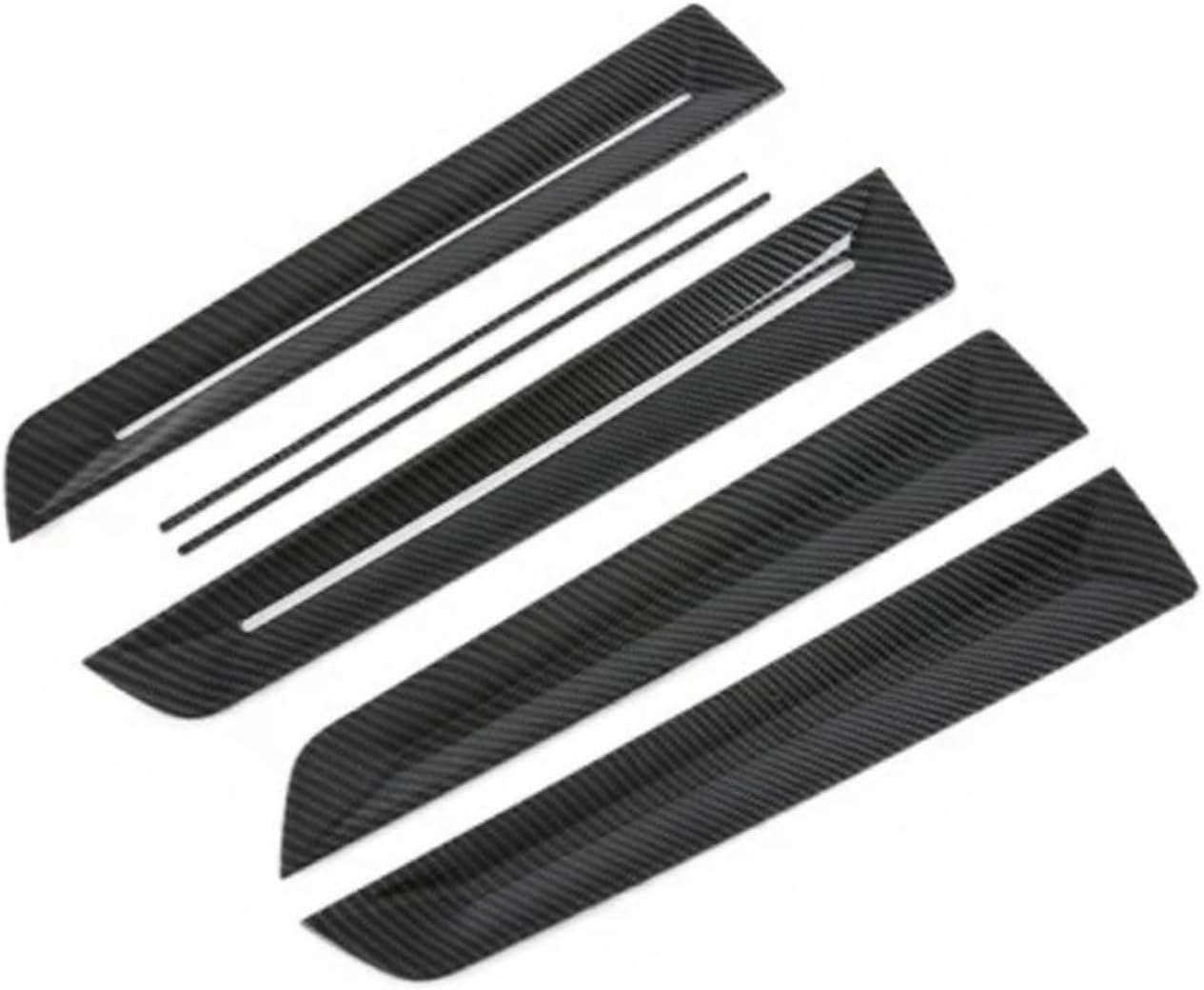 Compatible for Honda Civic 11th Gen 2022-2025 ABS Carbon Fiber Car Inner Door Panel Strip Cover Trim Interior Car Accessories(Carbon Fiber)