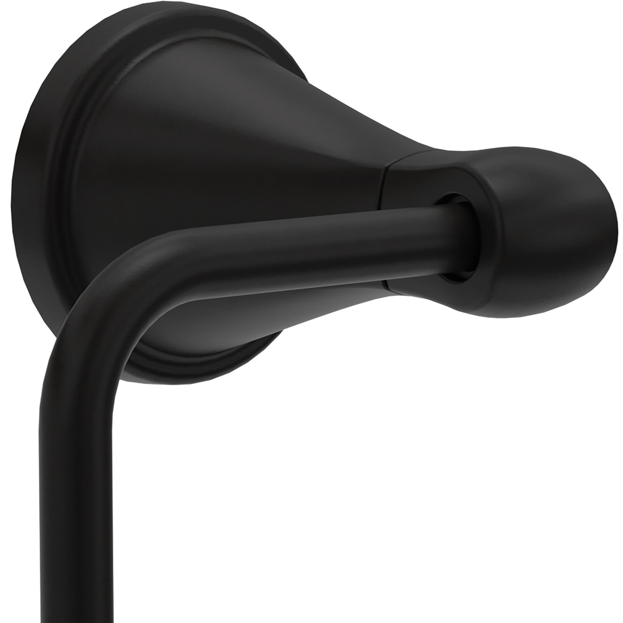 Delta Faucet Becker (1-Pack) Toilet Paper Holder, Matte Black, Wall Mounted Euro Hook Design BCK50-MB — Amazon image 4