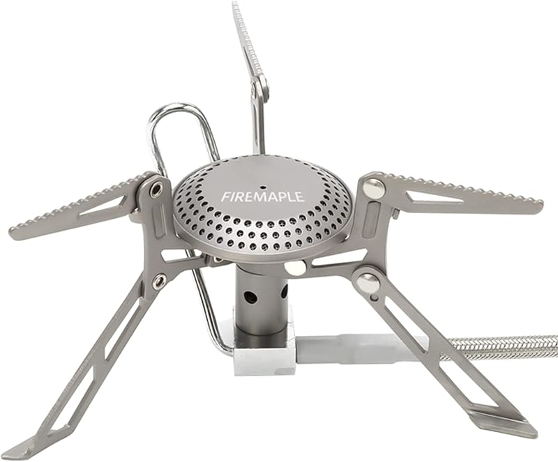 Fire-Maple Blade 2 Portable Camping and Backpacking Stove with Preheat Tube | Pre-heat Tube and Remote Cable are Designed for Winter Use, Stable Support Cookware Up to 10", 9500BTU High Output, 135g