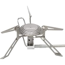 Fire-Maple Blade 2 Portable Propane Camping and Backpacking Stove Ultra Light | Titanium Hiking Stoves with pre-heat tube | Mini Portable Isobutane