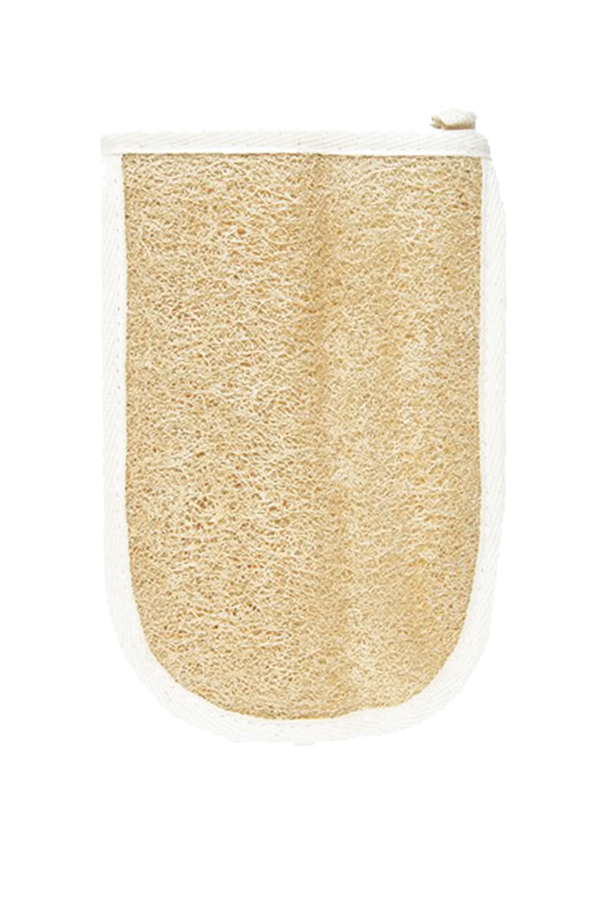 Zencefil Organik Kabak Lifi Kabak Kesesi Kare El Geçmeli Model Banyo Kese