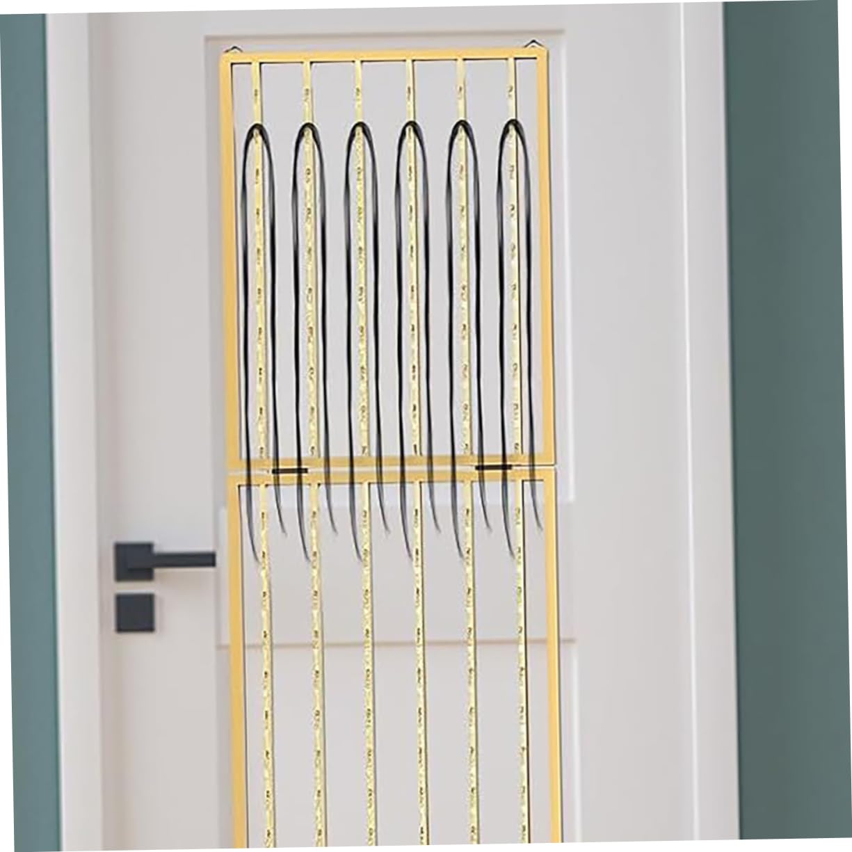 Baluue Estante de Madera Beige Diseño Montado en Pared y Ahorro de Espacio Organizador de Herramientas para Trenzar el Cabello para Peluqueros Profesionales