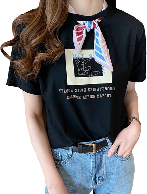 Amazon フィオナマックール スカーフ付きtシャツ スカーフtシャツ スカーフ Tシャツ 半袖 半袖tシャツ Tシャツレディース Tシャツ春 薄手 トップス カットソー ロンt ロゴt プリントtシャツ クルーネック 韓国風tシャツ ゆったり 綿 綿100 大きいサイズ 大きい 大きめ Amazon フィオナマックール スカーフ付きtシャツ スカーフtシャツ スカーフ Tシャツ 半袖 半袖tシャツ Tシャツレディース Tシャツ春 薄手 トップス カットソー ロンt ロゴt プリントtシャツ クルーネック 韓国風tシャツ ゆったり 綿 綿100 大きいサイズ 大きい 大きめ