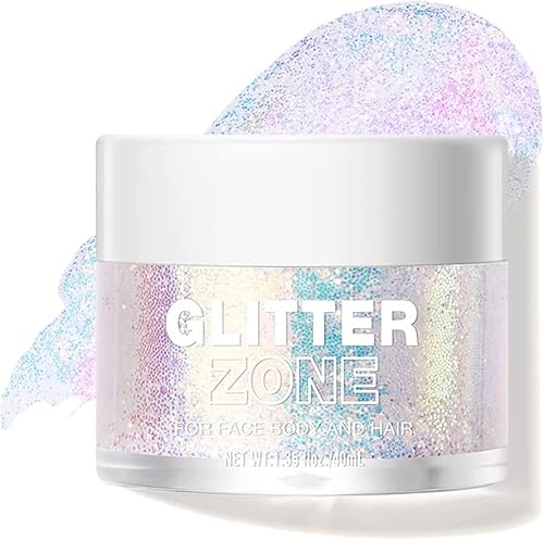 Gel holográfico con purpurina para el cuerpo, 8 colores cambiantes, gel ultrafino con purpurina de larga duración, impermeable, maquillaje para