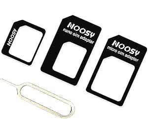LUXIAR 4 in 1 Pack Nano Micro And Standard Sim Adapter With Sim Ejector ...