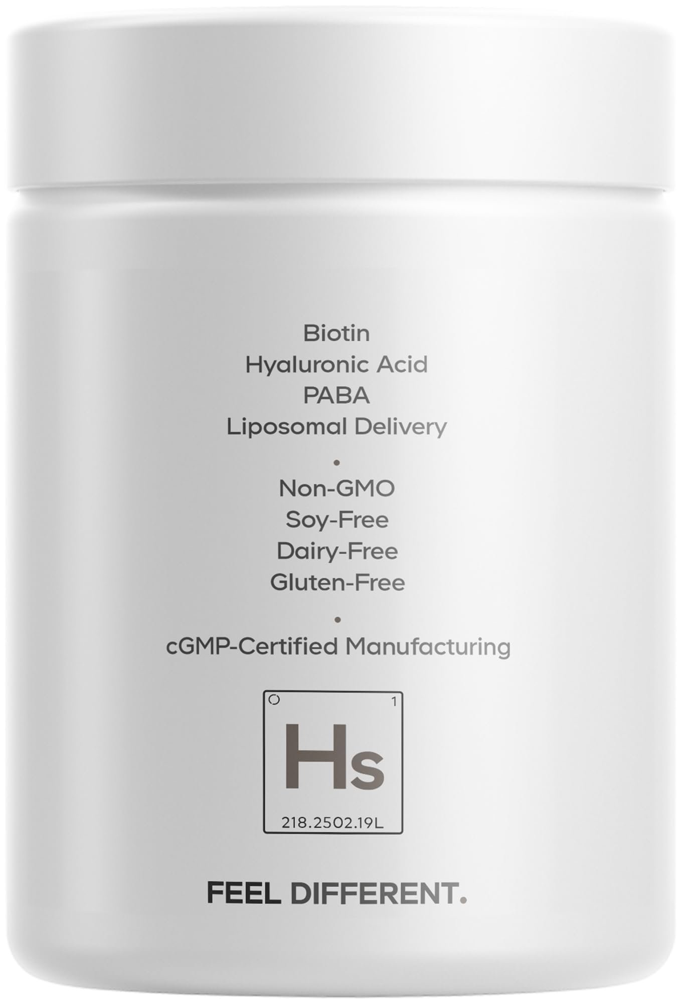 Codeage Hair Skin Nails Vitamins, KeraGEN-IV, Dermaval, Biotin, 60 Capsules — Amazon image 9