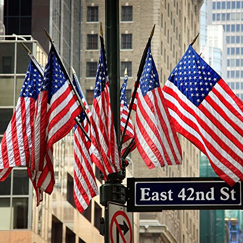 American Flag 4 X 6 Ft, Made For High Wind, Heavy Duty Us Flags For Outside, Durable Nylon Usa Flag With Luxury Embroidered Stars Sewn Stripes Brass Grommets #TOP5