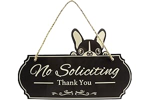 Rustic No Soliciting Outdoor Yard Sign