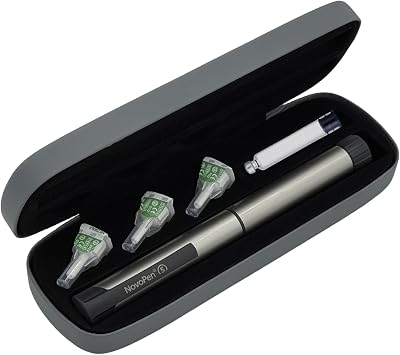 Insulin Pen Case for 1 Insulin Pen, 3 Needles and 1 Cartridge, Insulin Injector and Needle Storage Holder, Portable Diabetes Travel Case - Insulin Case Not include Pen Needles and Cartridge