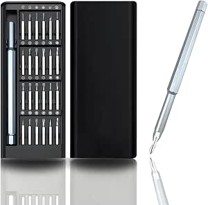 Precision Screwdriver Set, 24 in 1 Mini Magnetic Repair Tool Kit, Small Screwdriver Set for Xbox, Switch, iPhone, MacBook, Camera, Tablet, Computer, Electronic, Glasses, Watch, PC, PS4, PS5