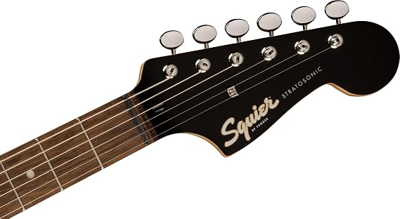 Paranormal Strat-O-Sonic, Laurel Fingerboard, Black Pickguard, Vintage Blonde