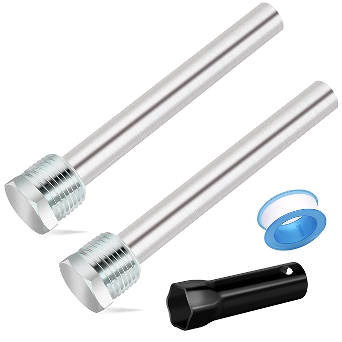 双装RV热水器阴极棒 - 适用于Atwood Dometic热水器11553替换件