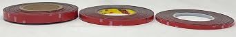 2 Way 3M Adhesive Tape for Permanent Vehicle Molding Attachment 1/4" Wide